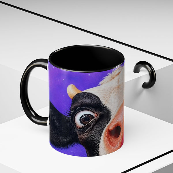 Funny Cow Accent Coffee Mug — Cute Farm Animal Humor for Cow Lovers (11/15 oz)