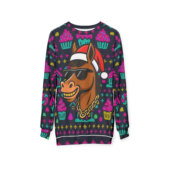 Funny Horse Ugly Christmas Sweatshirt
