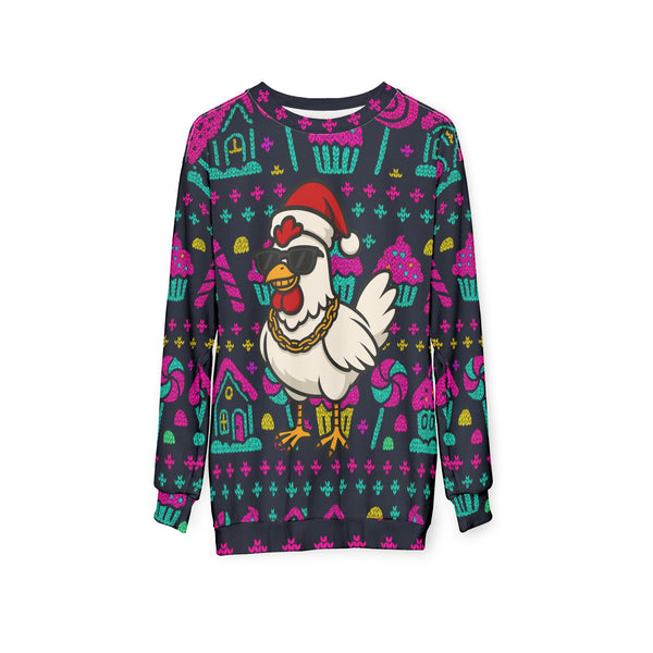 Funny Chicken Ugly Christmas Sweatshirt
