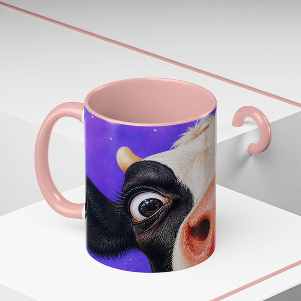 Funny Cow Accent Coffee Mug — Cute Farm Animal Humor for Cow Lovers (11/15 oz)