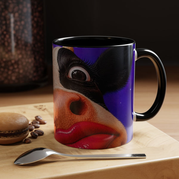 Funny Cow Accent Coffee Mug — Cute Farm Animal Humor for Cow Lovers (11/15 oz)