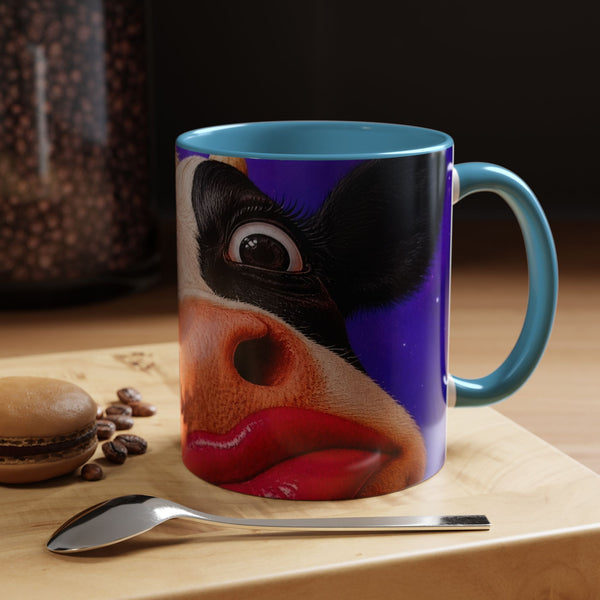 Funny Cow Accent Coffee Mug — Cute Farm Animal Humor for Cow Lovers (11/15 oz)