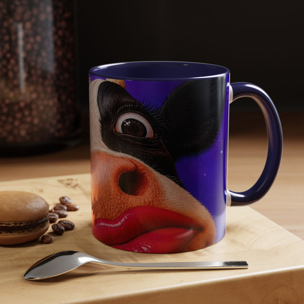 Funny Cow Accent Coffee Mug — Cute Farm Animal Humor for Cow Lovers (11/15 oz)