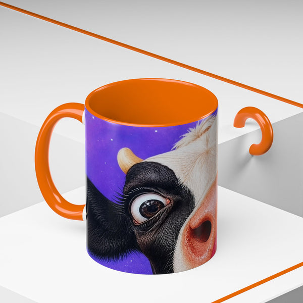 Funny Cow Accent Coffee Mug — Cute Farm Animal Humor for Cow Lovers (11/15 oz)