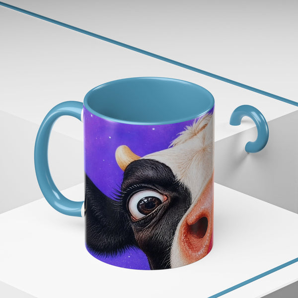 Funny Cow Accent Coffee Mug — Cute Farm Animal Humor for Cow Lovers (11/15 oz)