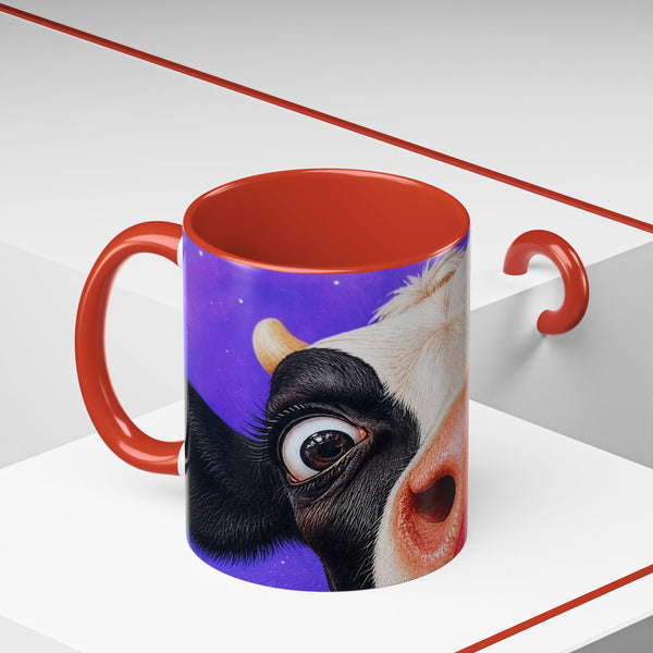 Funny Cow Accent Coffee Mug — Cute Farm Animal Humor for Cow Lovers (11/15 oz)