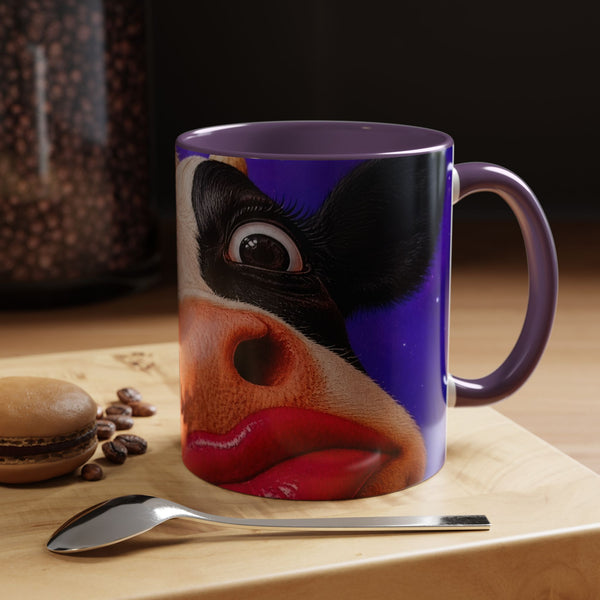 Funny Cow Accent Coffee Mug — Cute Farm Animal Humor for Cow Lovers (11/15 oz)