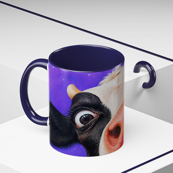 Funny Cow Accent Coffee Mug — Cute Farm Animal Humor for Cow Lovers (11/15 oz)