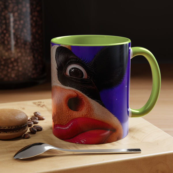 Funny Cow Accent Coffee Mug — Cute Farm Animal Humor for Cow Lovers (11/15 oz)