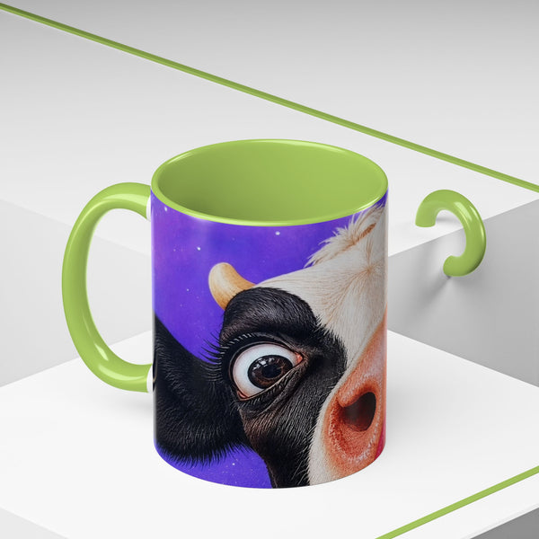 Funny Cow Accent Coffee Mug — Cute Farm Animal Humor for Cow Lovers (11/15 oz)