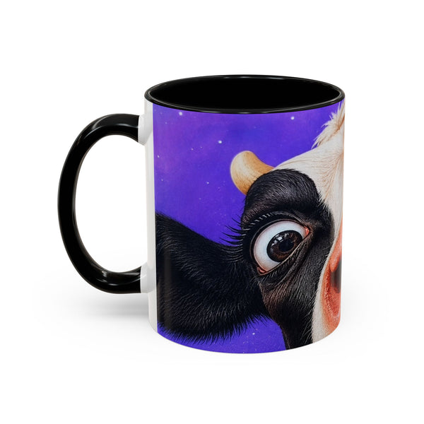 Funny Cow Accent Coffee Mug — Cute Farm Animal Humor for Cow Lovers (11/15 oz)