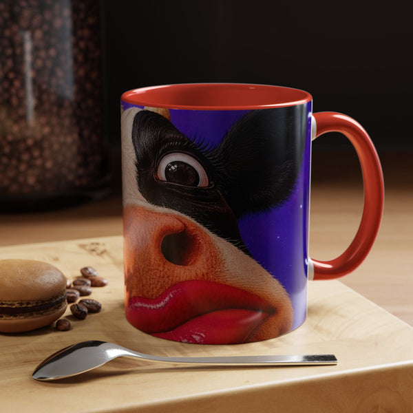 Funny Cow Accent Coffee Mug — Cute Farm Animal Humor for Cow Lovers (11/15 oz)