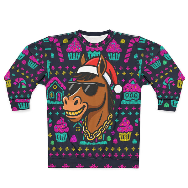 Funny Horse Ugly Christmas Sweatshirt