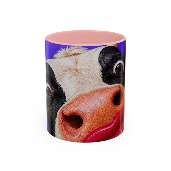 Funny Cow Accent Coffee Mug — Cute Farm Animal Humor for Cow Lovers (11/15 oz)
