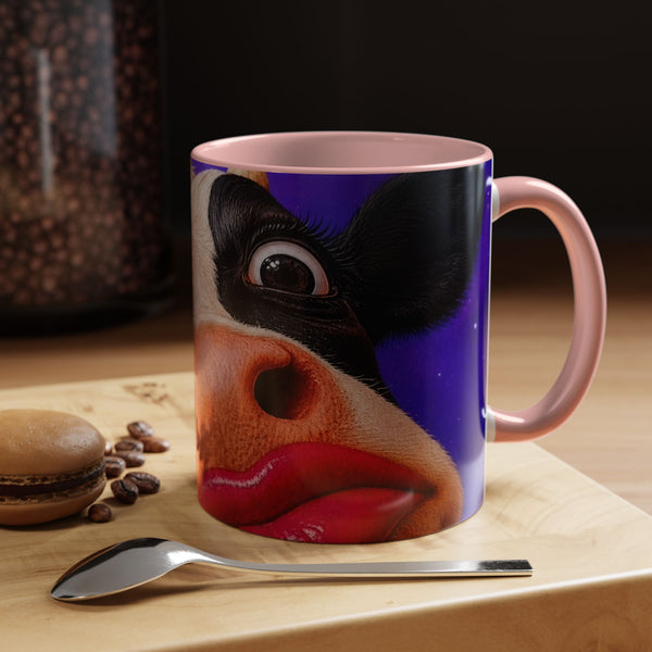 Funny Cow Accent Coffee Mug — Cute Farm Animal Humor for Cow Lovers (11/15 oz)
